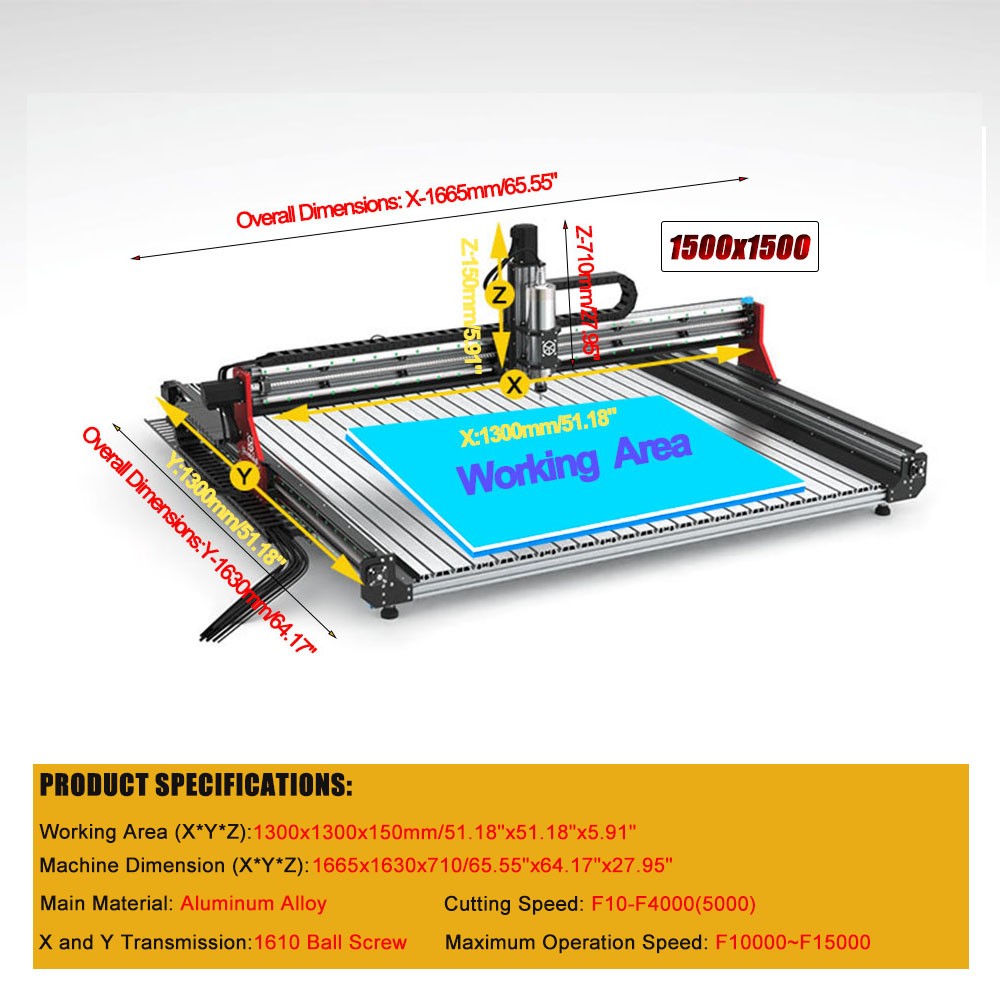 BULKMAN3D OXMAN CNC Router 4 Axis DDCSV4 Offline Control Wood Engraving Machine