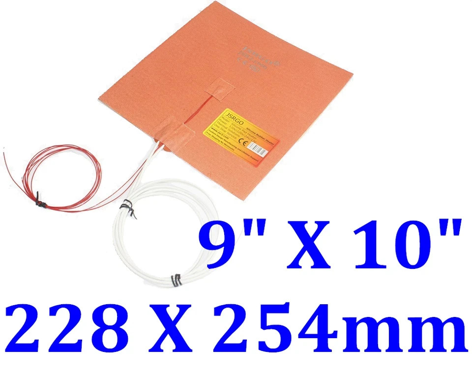 9″ 230mm Diameter 300W w/PSA Thermister Factory Direct Sale Flexible Heater
