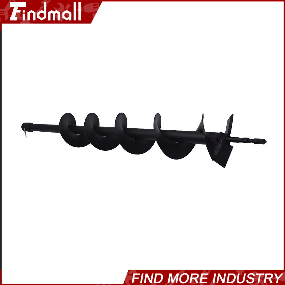 Findmall 4″ 6″ 8″ 10″ 12″ Earth Auger Drill Bits Fit For Post Fence Hole Digger