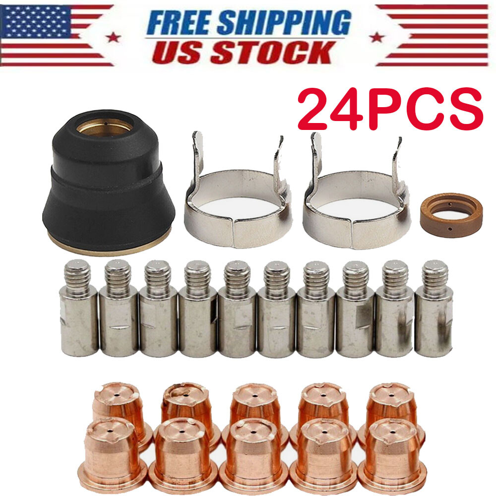 IPT40 Plasma Torch Consumables Set Tip Electrode For CUT-55DS Pro CUT-65DS US