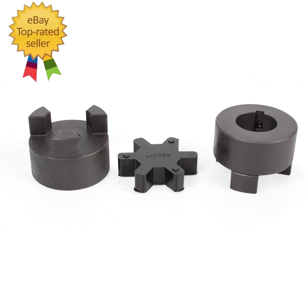 1/2″ to 7/8″ L075 Flexible 3-Piece L-Jaw Coupling Set & Buna-N NBR Rubber Spider