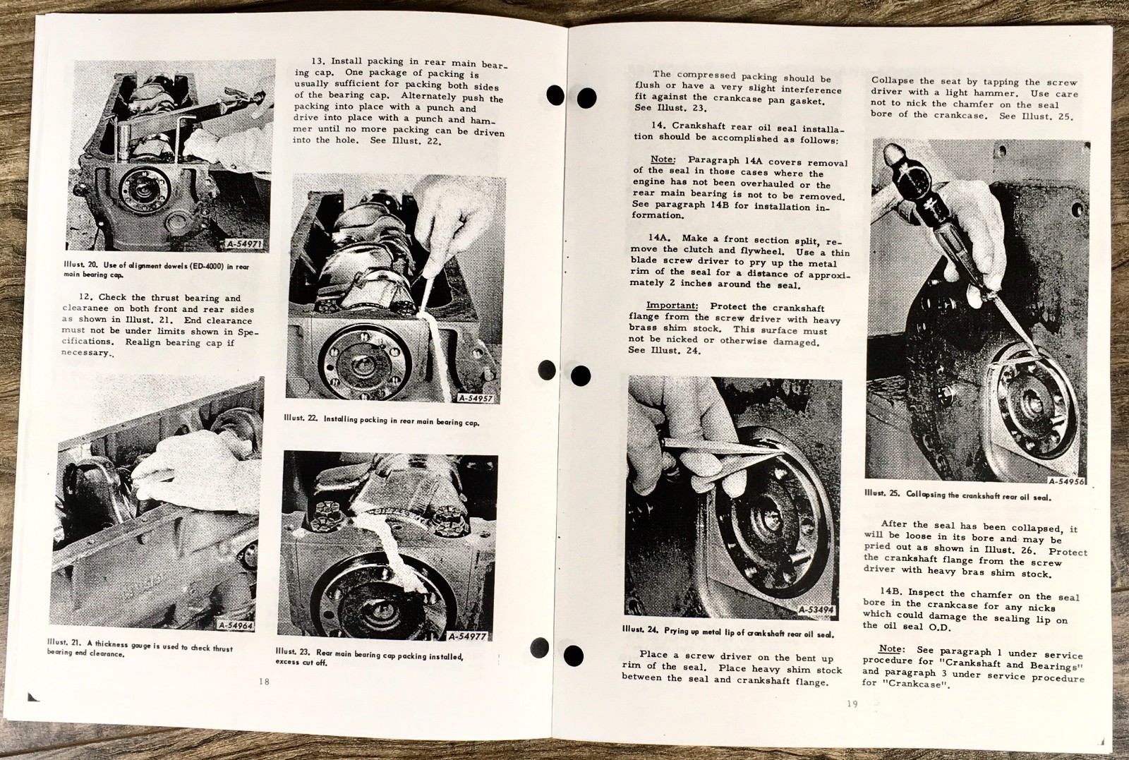 International Farmall C-221 C-263 D-236 D-282 Gas Diesel Engine Service Manual
