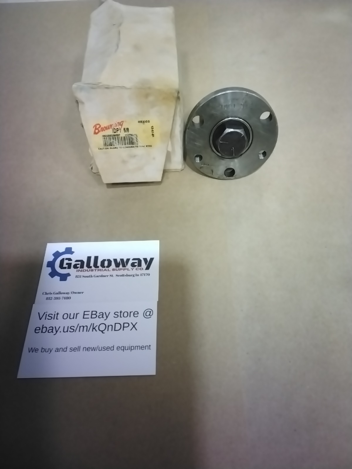 Browning IDP1 5/8 Idler Bushing 3″ Outside Diameter 3.640625 w/ Hardware