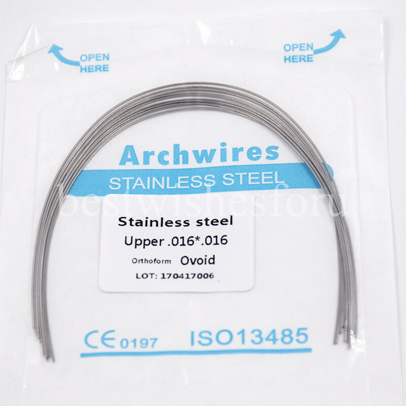 Dental Orthodontic Stainless Steel Arch Wire Rectangular Square/Ovoid/Natural