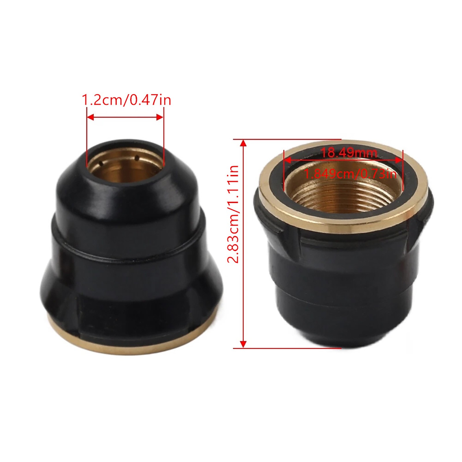 24Pcs Plasma Cutting Torch replacement parts For CUT-55DS Pro/CUT-65DS