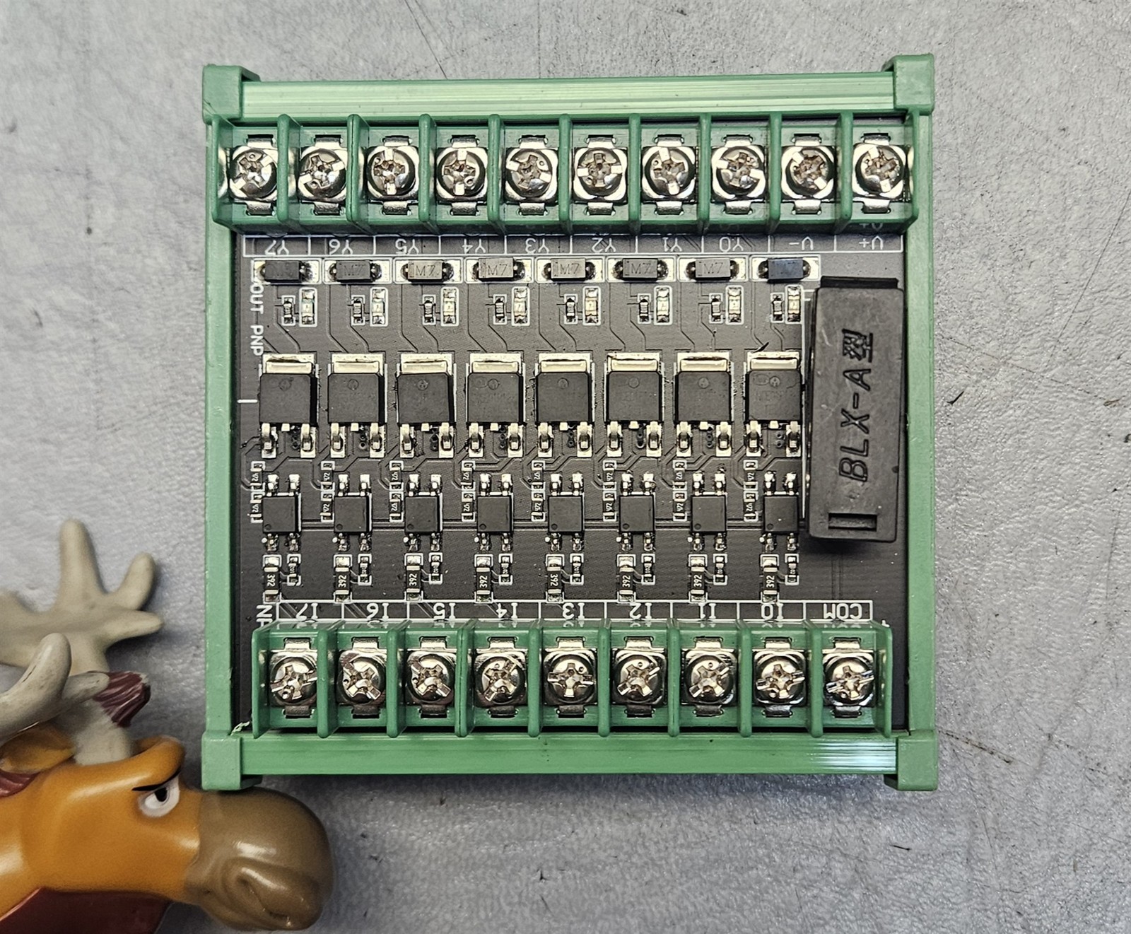 NPN/PNP 8-Channel Amplifier Board 24V w/ BLX-A & KF7.62