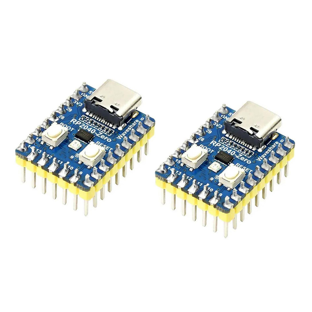 2PCS RP2040-Zero Pico-Like MCU Board Based On For Raspberry Pi Microcontroller