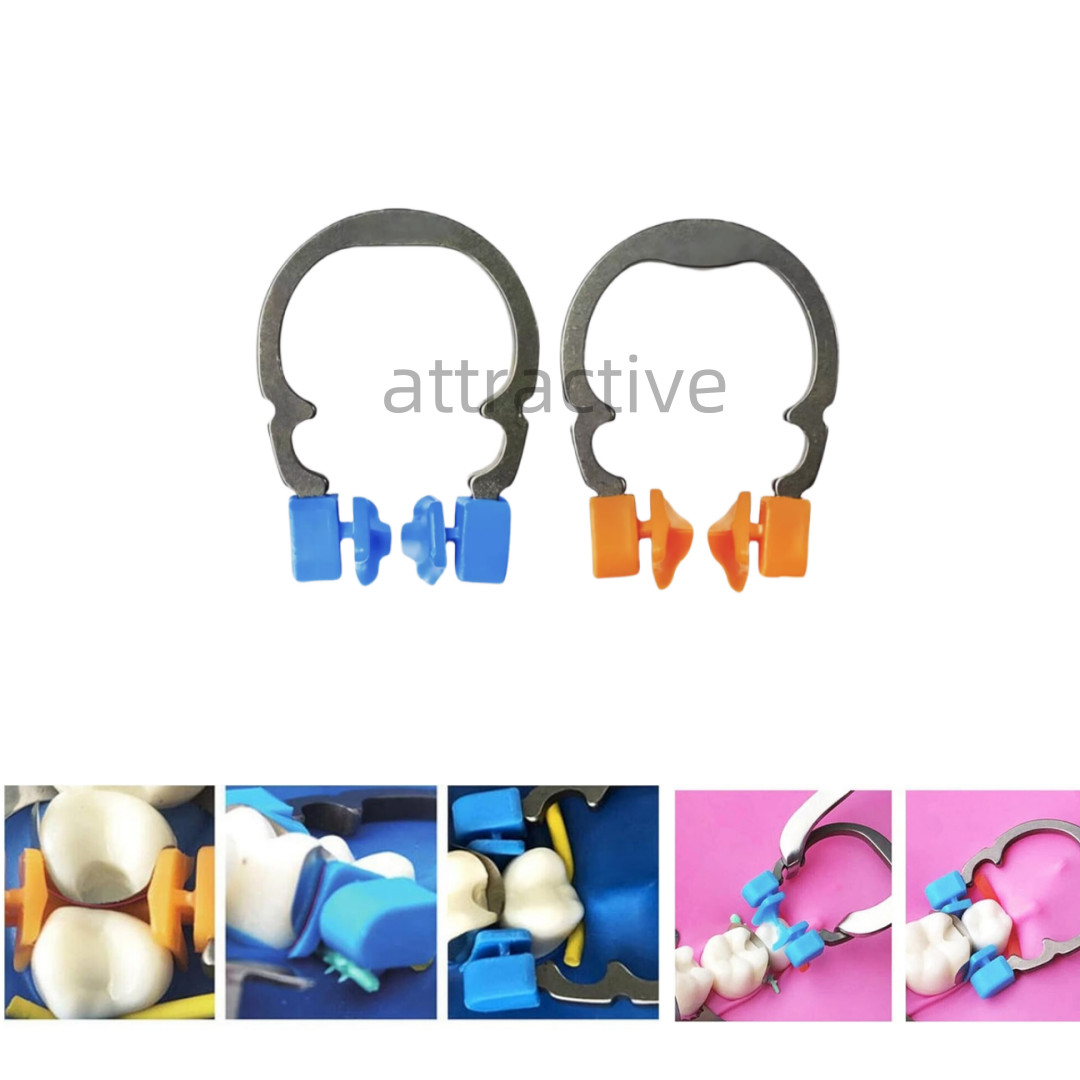 Dental Matrix Bands Ring Titanium Clamp Sectional Contoured Matrices Clamp ﻿