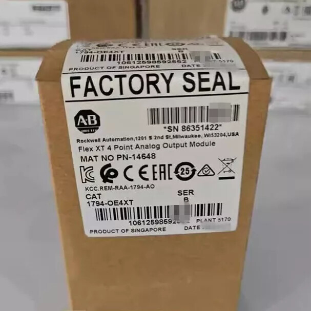 1794-OE4XT AB Flex XT 4 Point Analog Output Module 1794-OE4XT SPOT GOODS #CG