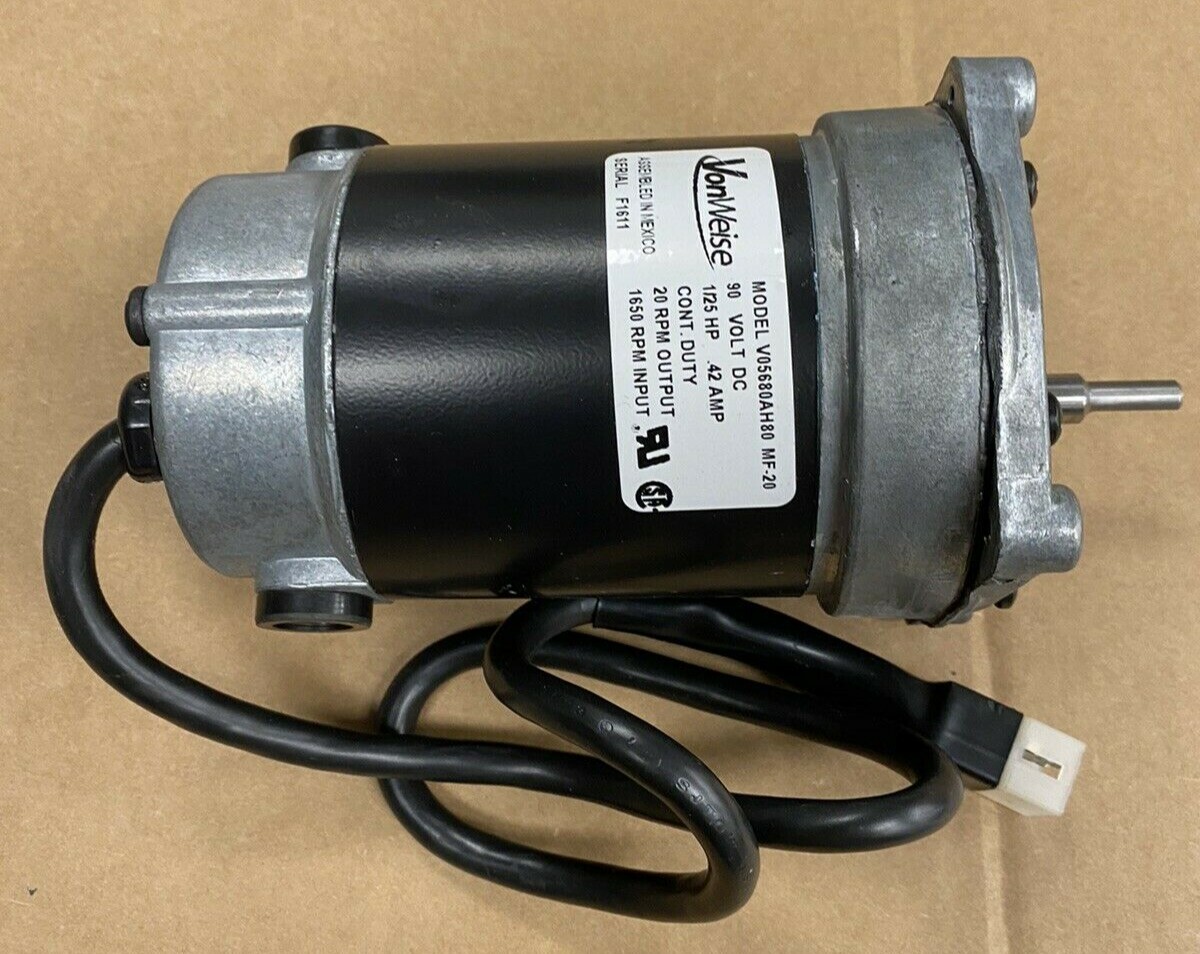 90V DC gear motor, 20 RPM, 50 in-lb, X-Ray Processing Equipment – AFP Imaging