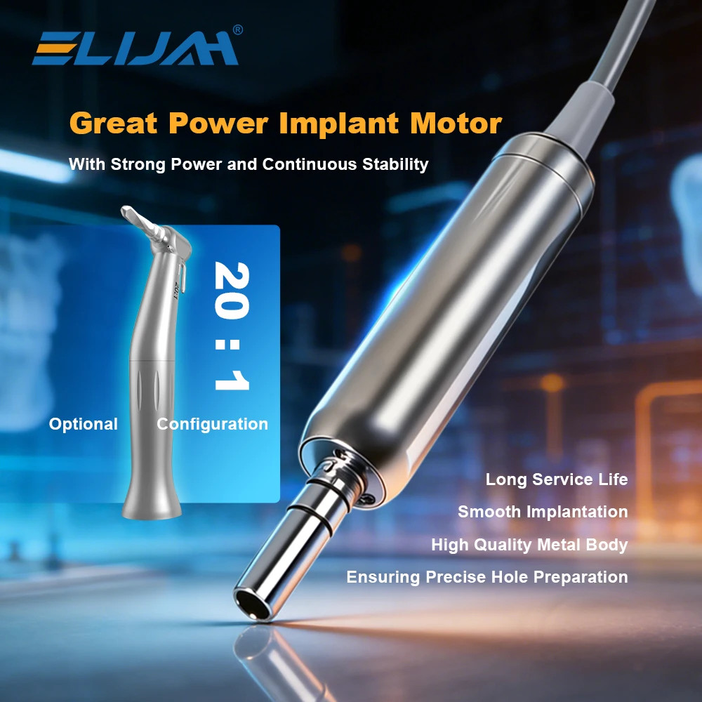 Dental Implant System Motor Surgical Brushless Motor+20:1 Contra Angle Handpiece