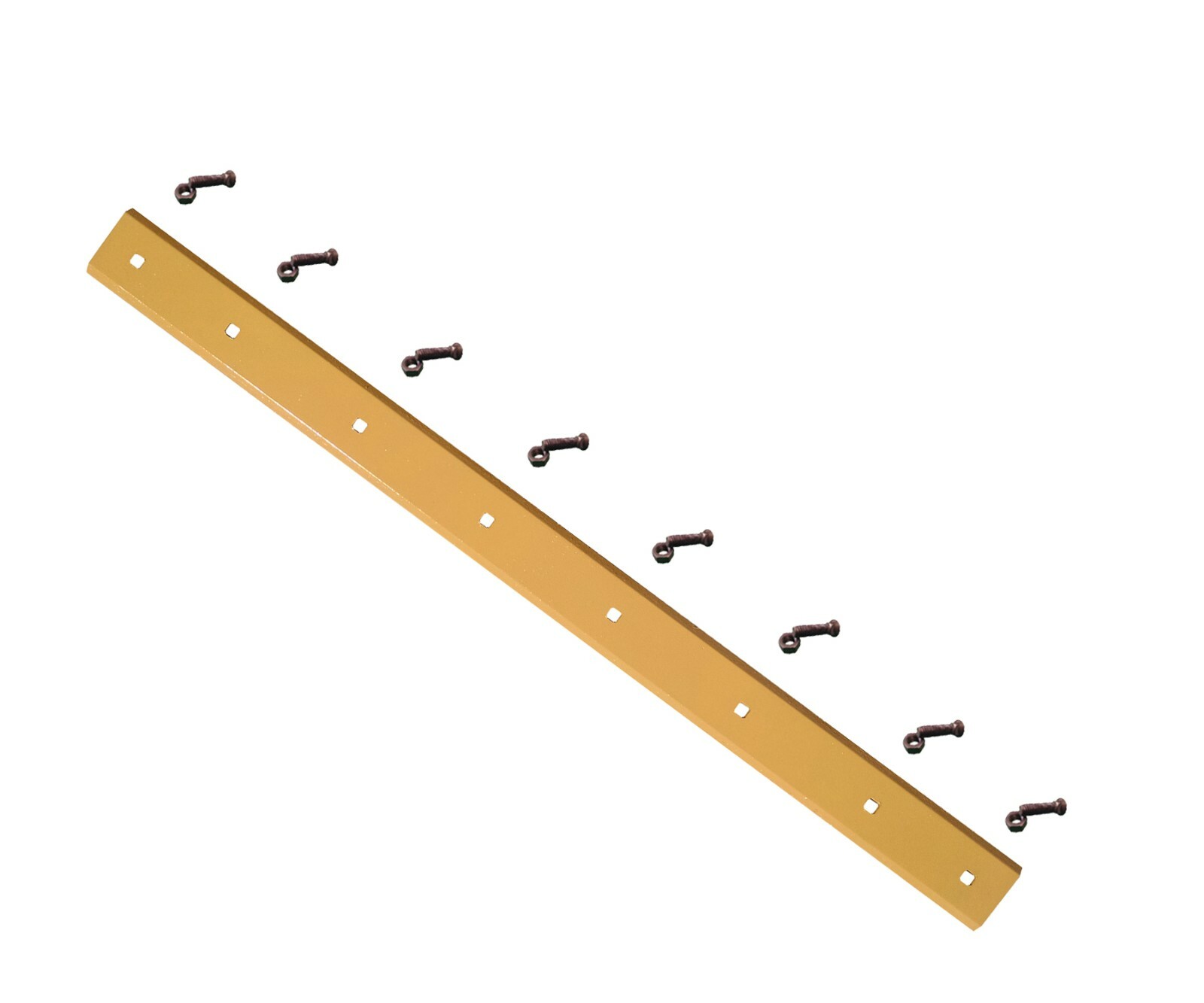 Skid Steer Heat Treated Cutting Edge w/ Bolts, fits Deere KV12471, 5/8″X6″X84″