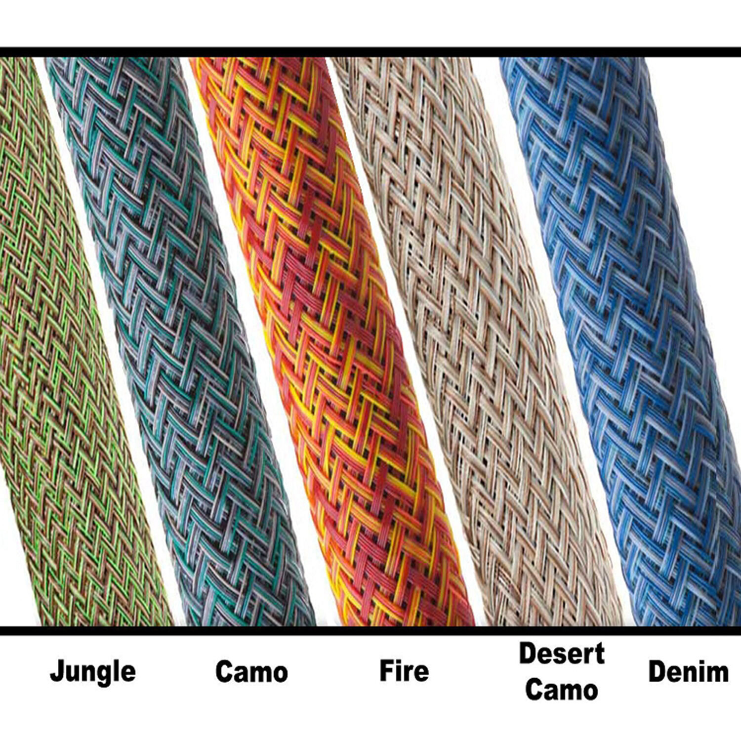 Flexo Remix PET Expandable Braided Sleeving 10FT 25 Feet – Techflex