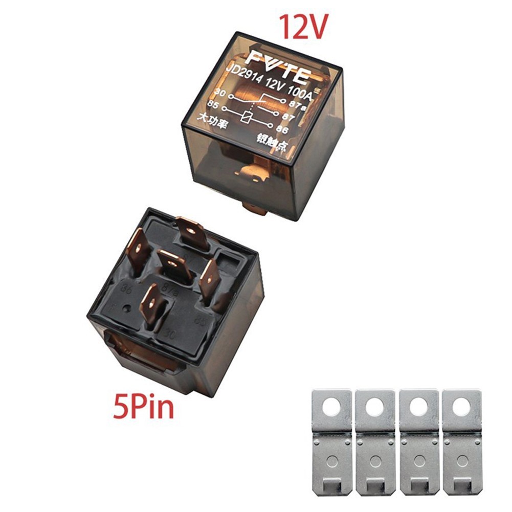 High Capacity Car Relay 12V24V 100A 5-pin SPDT Control Equipment DC High Quality