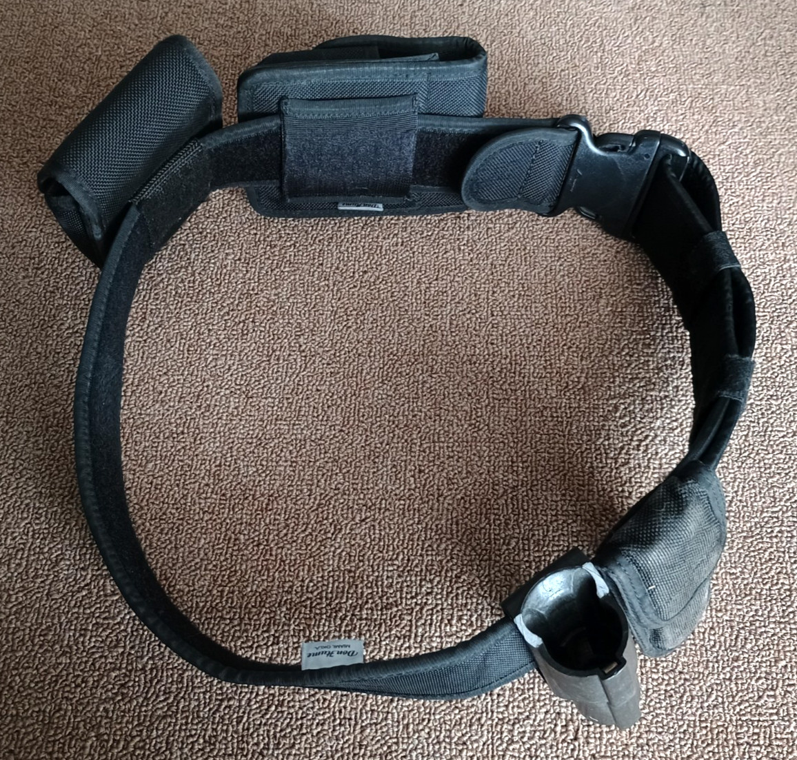 Don Hume Duty Belt Police Tactical Security Utility Nylon With Accessories Cuffs