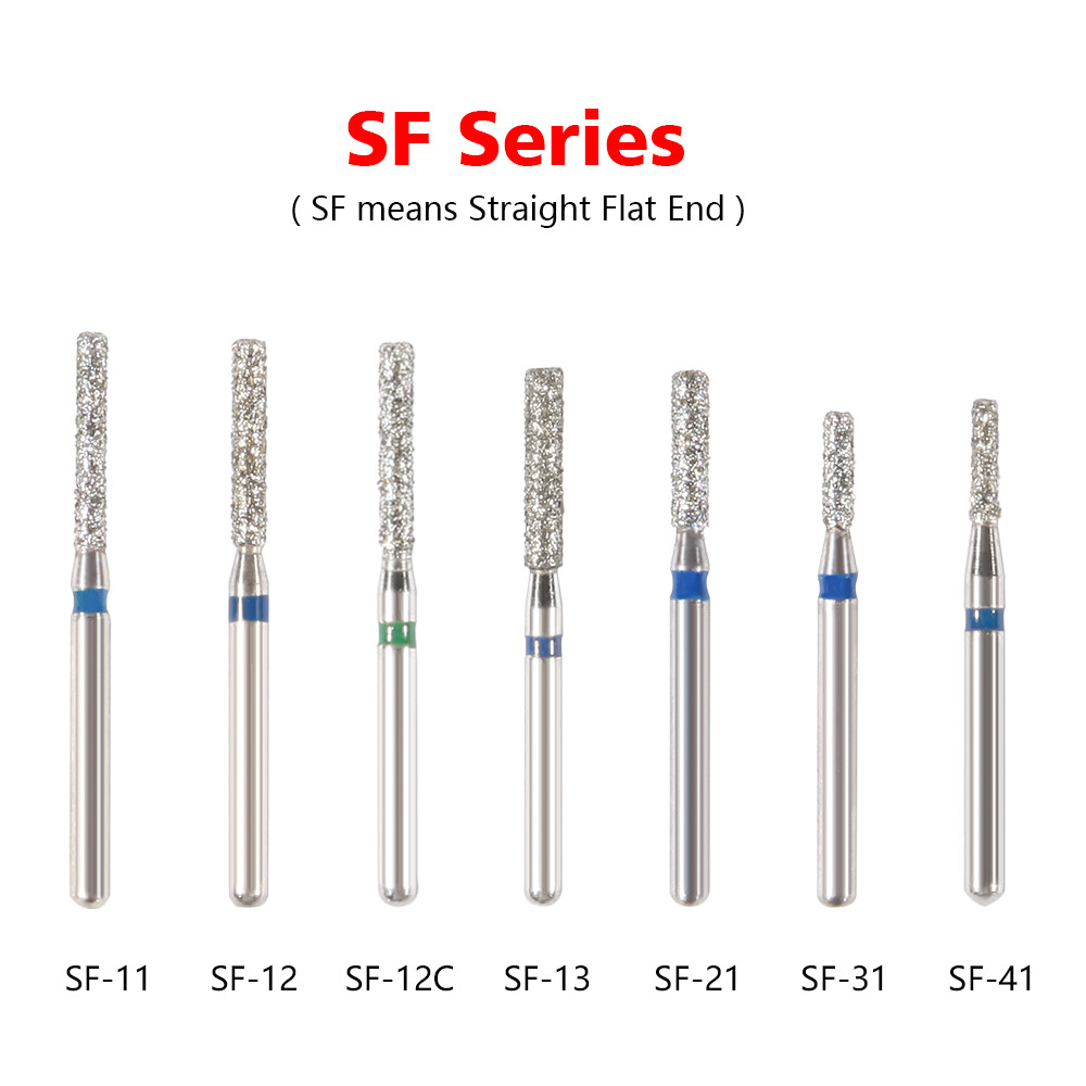 Fresas diamante Dental para agarre fricción pieza de mano de alta FG1.6mm SKYSEA