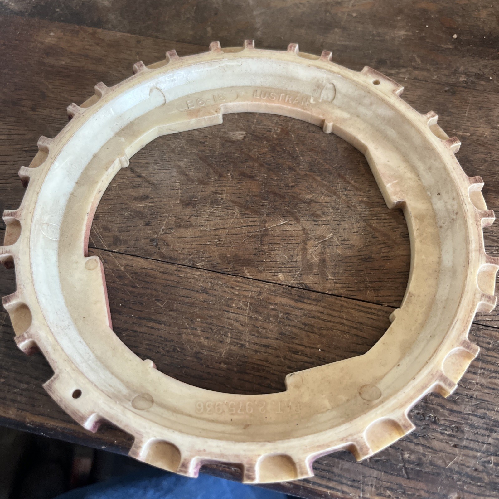 Used Lustran B6-16 Plastic Planter Seed Plate for John Deere