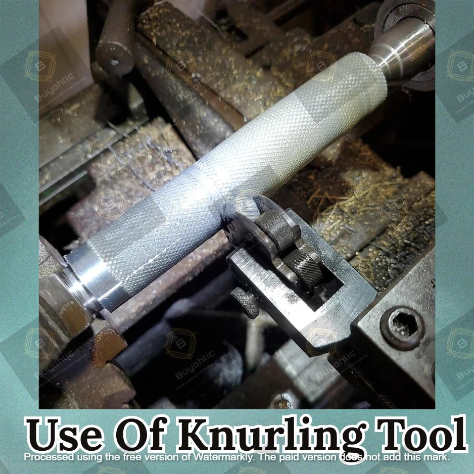 6 Wheel Multi Texture Lathe Knurling Tool- 3/8” X 7/8” X 5-1/2” -USA Fulfill