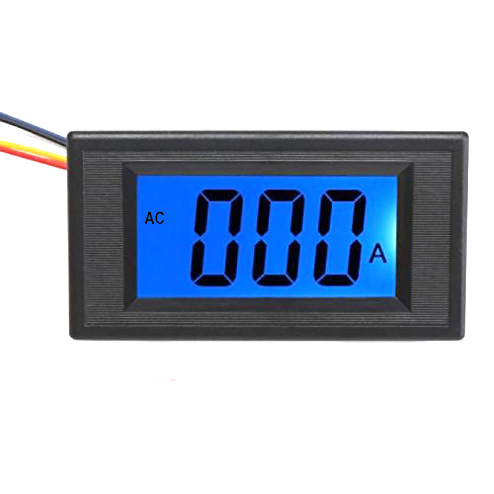 US Stock Blue LCD Digital AMP Current Meter Ammeter AC 100A Current Transformer
