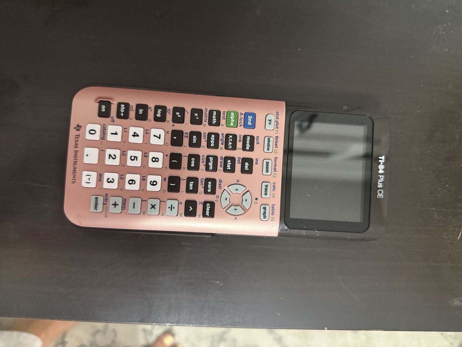 Texas Instruments TI-84 Plus CE Python Graphing Calculator Rose Gold with Cover