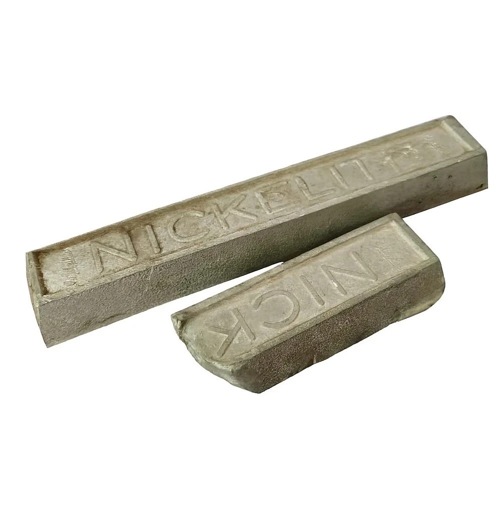 D. Staplin NICKELITE Babbitt Bar Ingots 4 Pounds 11 Ounces – 4 lb. 11 oz.