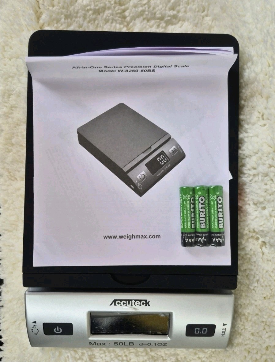 Accuteck ALL-IN-ONE Presision Digital Scale W-8250-50BS New