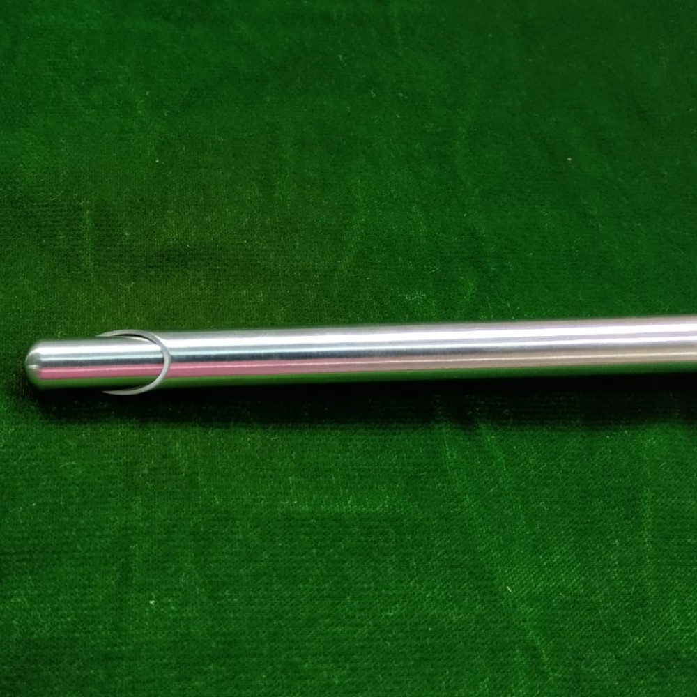 2PCS Laparoscopic Safety Trocar Blunt Tip 10mmx180mm Stainless Steel Instruments