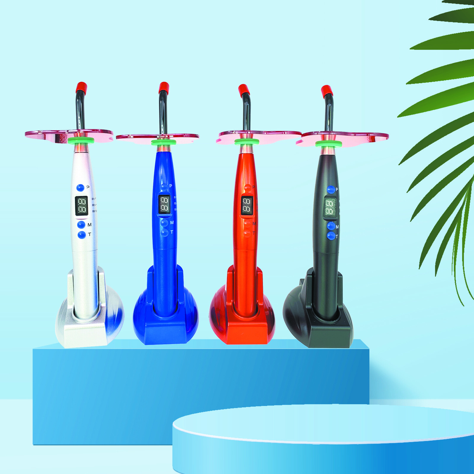 Dental LED Curing Light Lamp Wireless Cordless 5 Second Cure