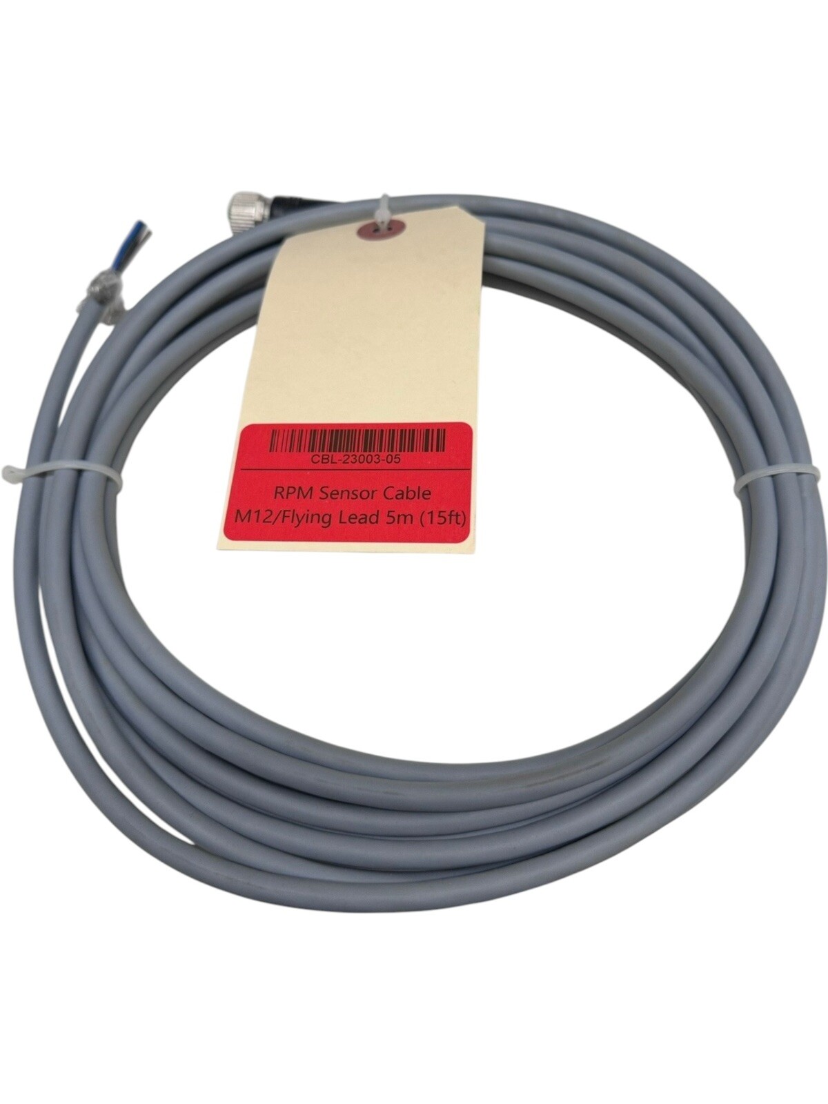 New CBL-23003-05 RPM Sensor Cable M12/Flying Lead 5m (15ft) ?Fast Shipping?