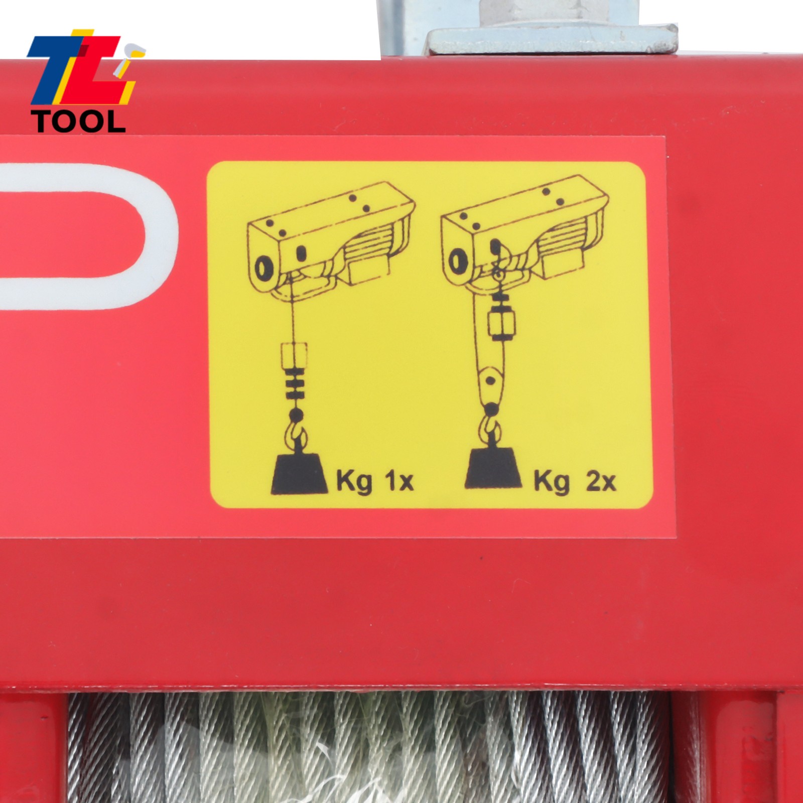 1320LBS Electric Hoist 110V 1150W Crane Winch 328ft Wireless&14ft Wired Remote