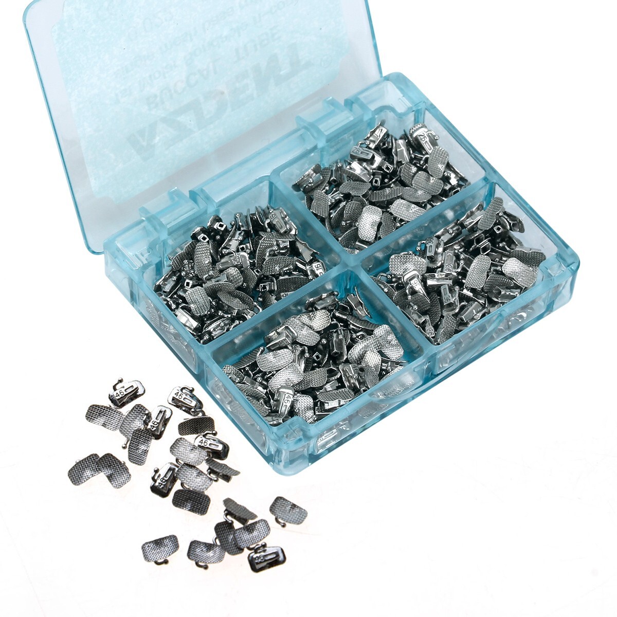 50Set AZDENT Dental Orthodontic Bondable Buccal Tube 1st Molar Roth.022 Non-Con