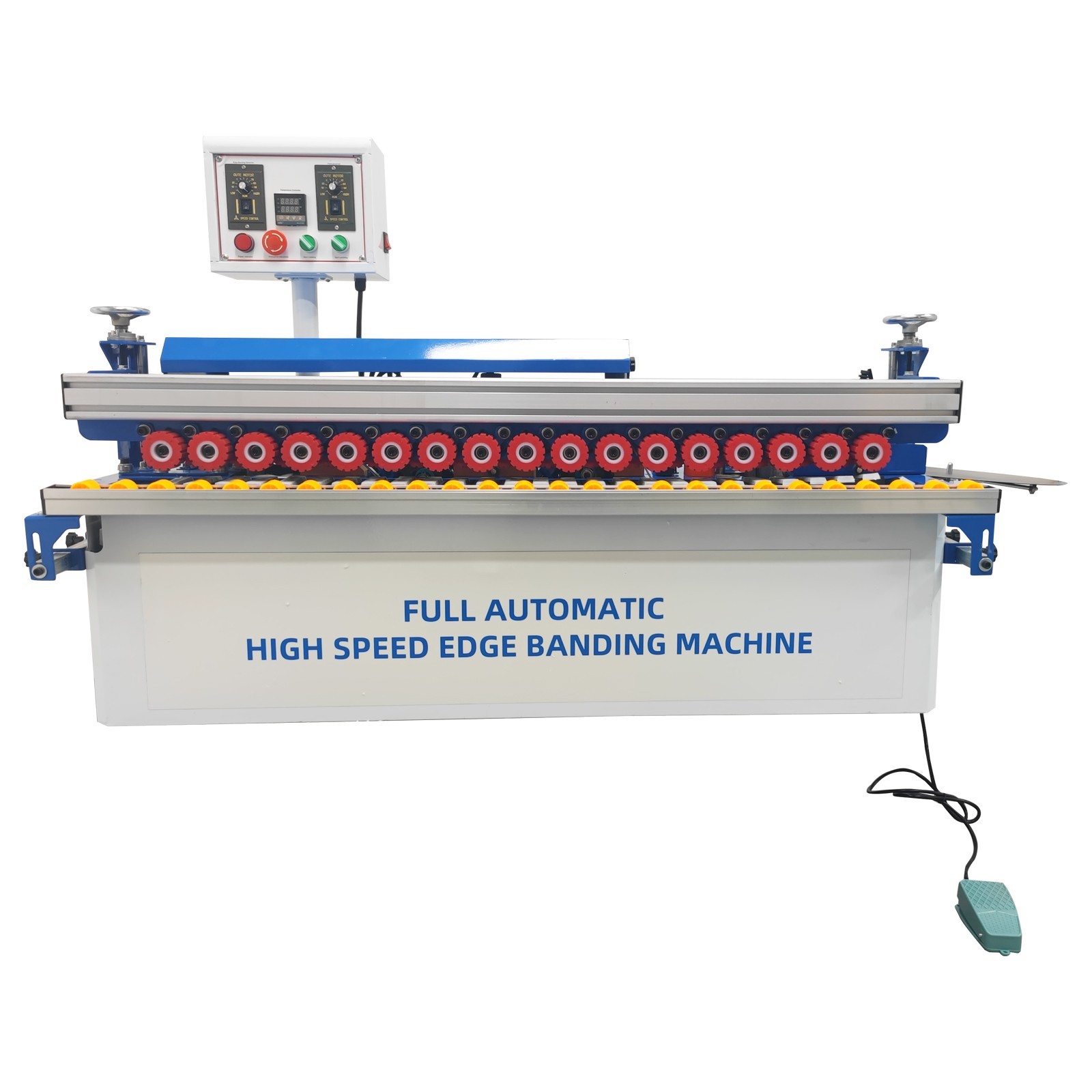 Edge Banding Machine 0-6m/min Edge Speed Curved Straight Line Edger Trimmer New