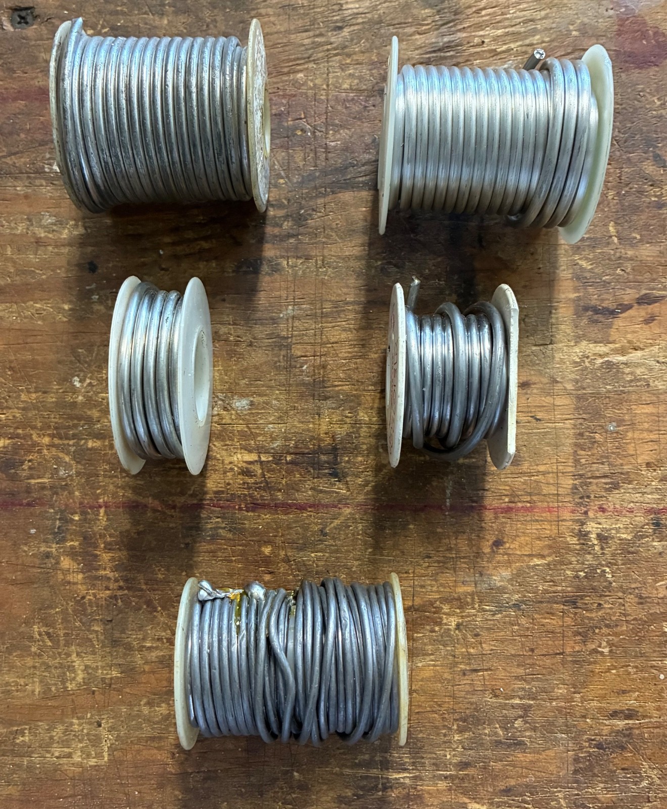 Mixed Solder Wire Lot 2 lb 5 oz Assorted Plumbing Electronics USA