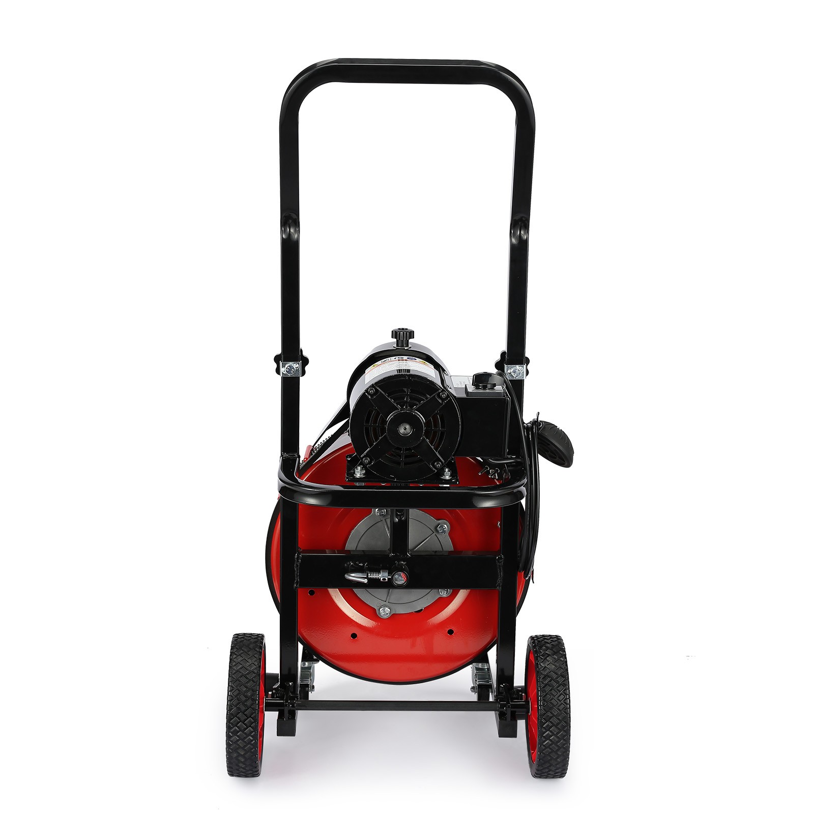 100′ x 1/2″ Drain Cleaner Electric Sewer Snake Cleaning Machine with 4 Cutter