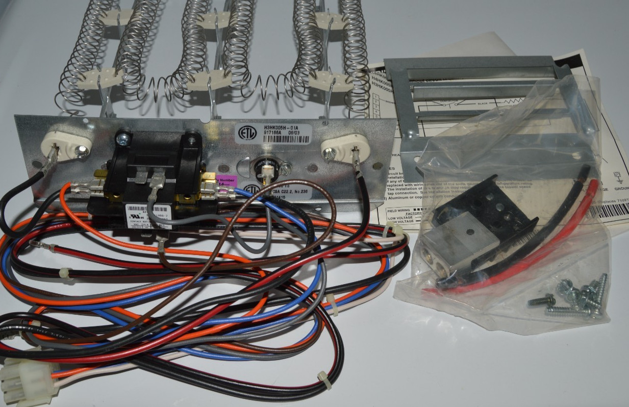 Nordyne H3HK005H-01A, 917166A, 5KW, 240V. 1 PH. Heat Kit Assembly NEW