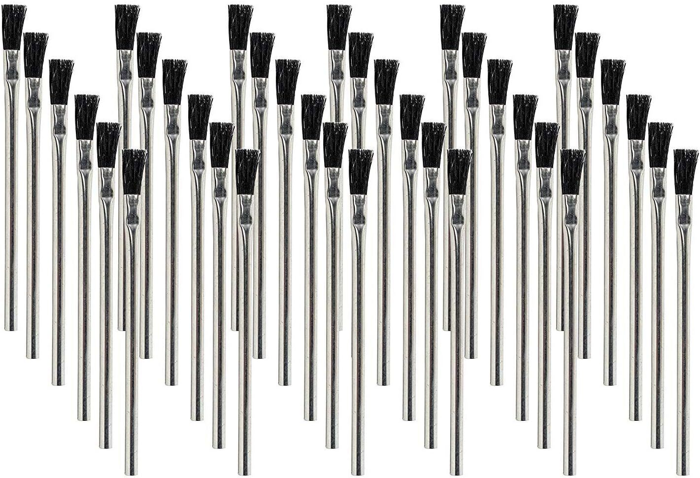 Brochas De Acido 36 Cuento 3/8 Pulgadas Pelo De Jabali Para Varios Usos