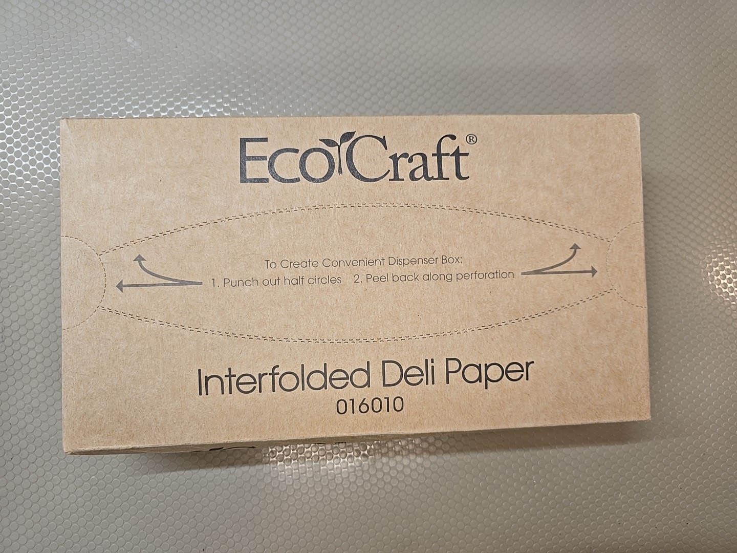 EcoCraft Inter-folded Unbleached Brown Deli Paper 016015 15”x 10.75” 500ct *BULK