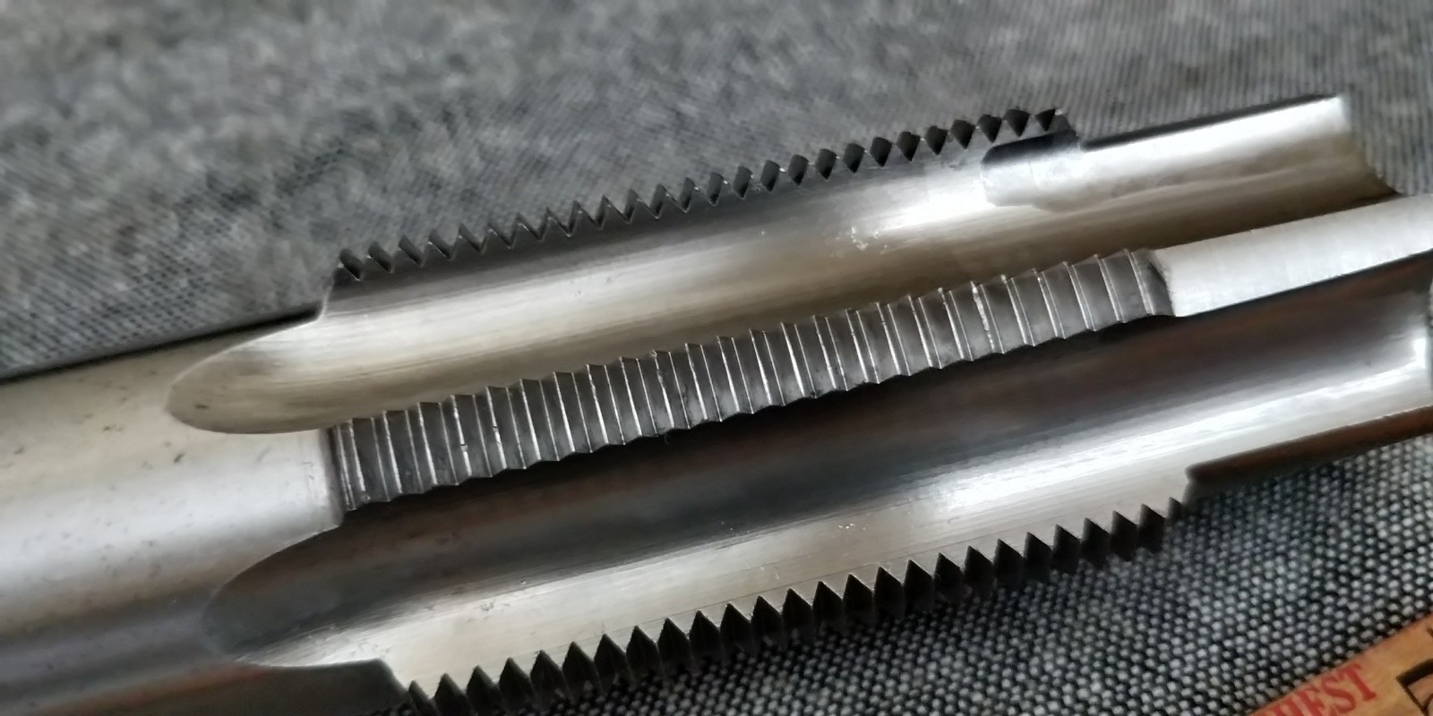 1-1/2″-12 NF tap with pilot WITH PILOT COMRAC