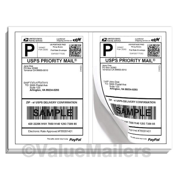 Labels 8.5×5.5 ( 3000 ) Premium Shipping Labels 8.5×5.5 Half-Sheet Self Adhesive
