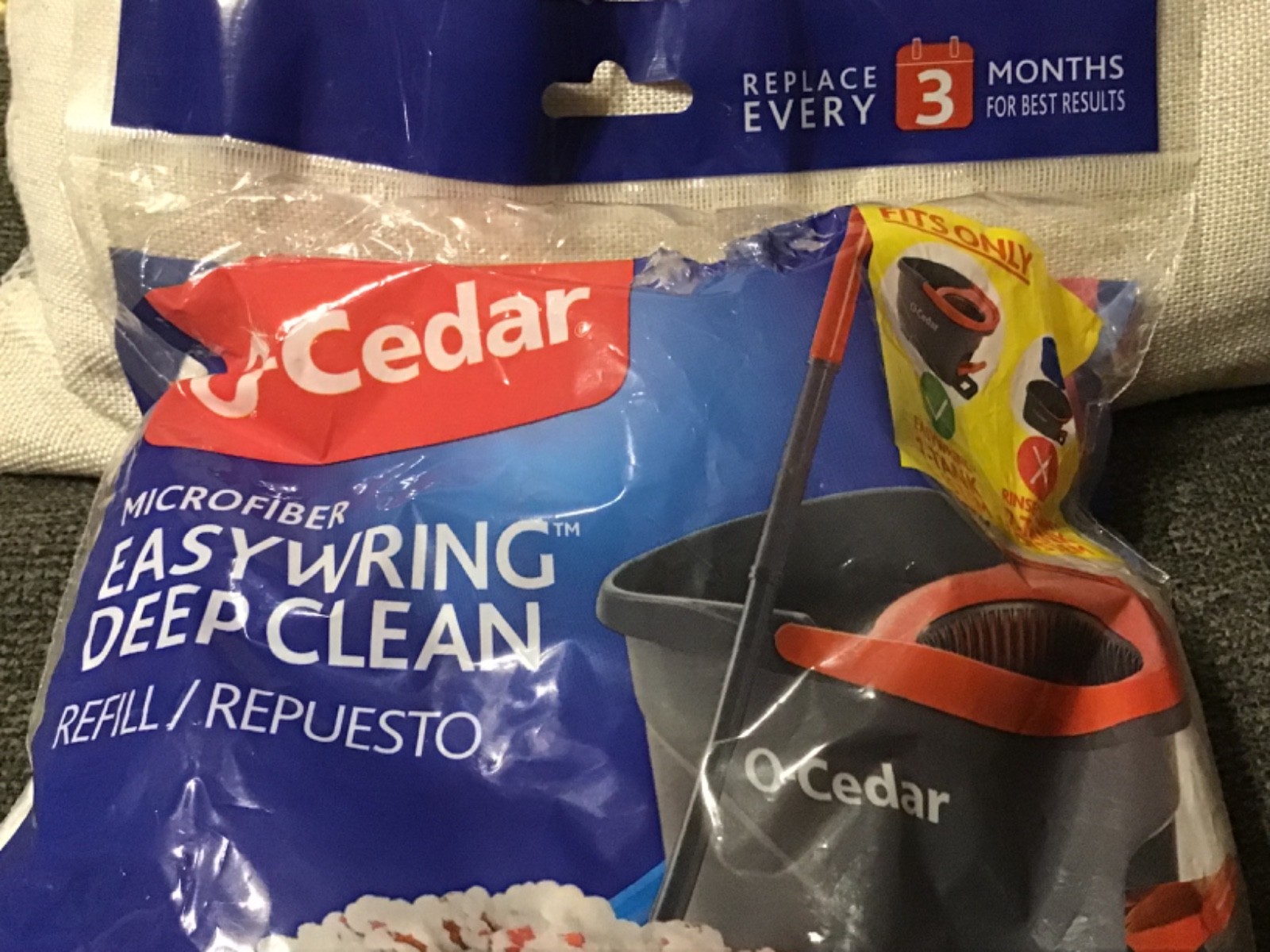O-Cedar EasyWring Deep Clean Refill, Fits only Easywring 1-Tank System
