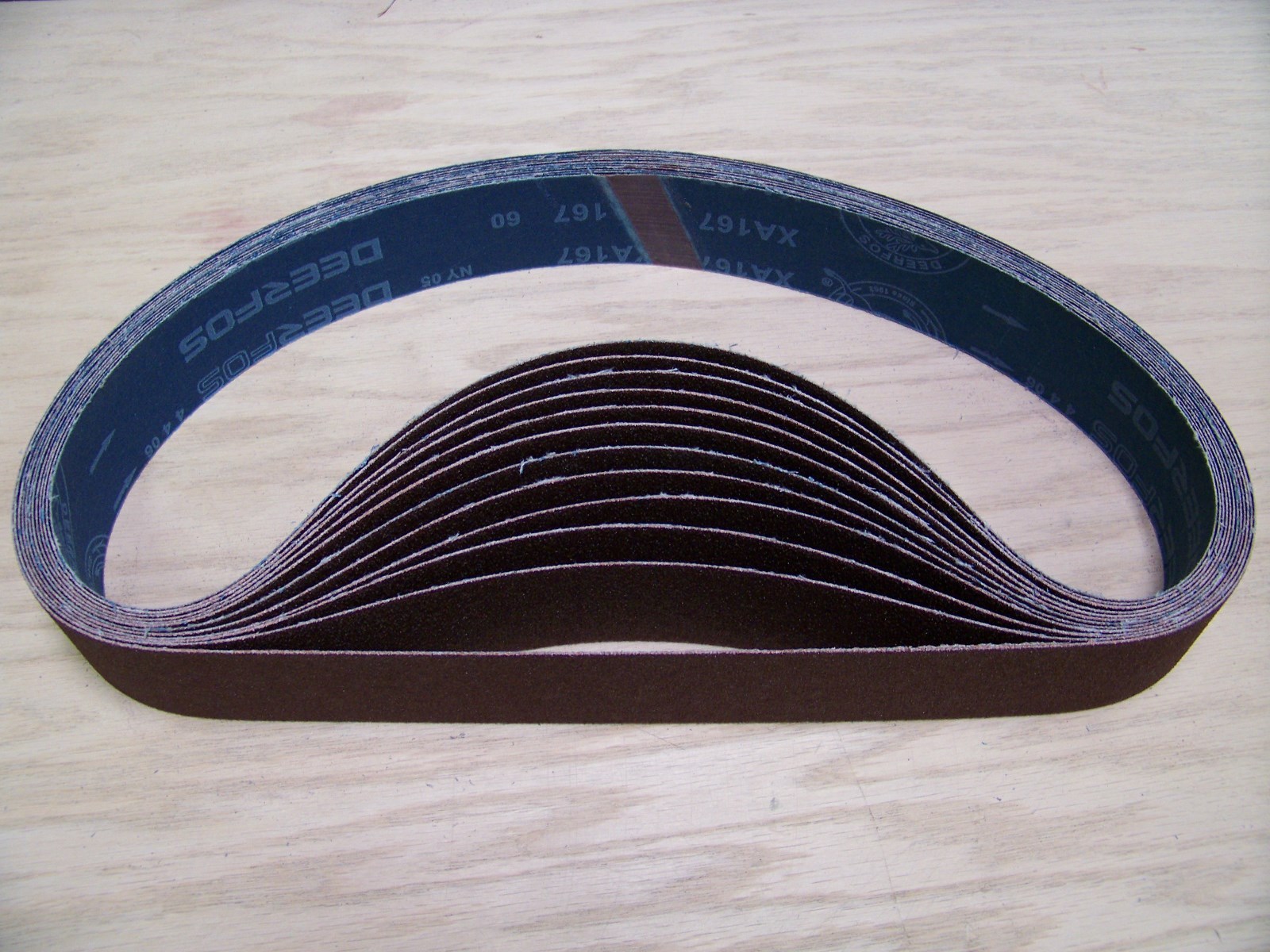 PREMIUM A/O, X-WEIGHT SANDING BELTS 2″ X 48″, 10 – PACK, 24-GRIT