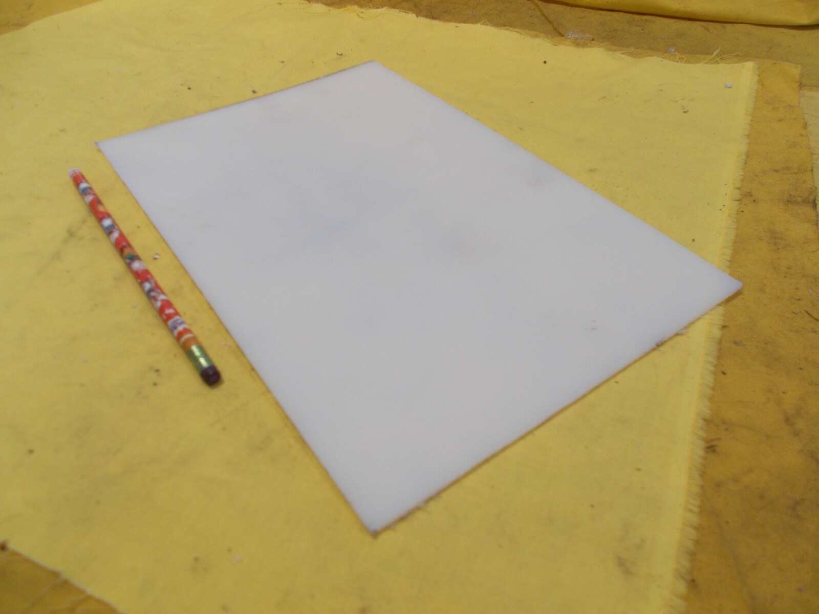 NATURAL UHMW BAR machinable plastic flat sheet stock 1/8″ x 8″ x 12″ TIVAR 1000