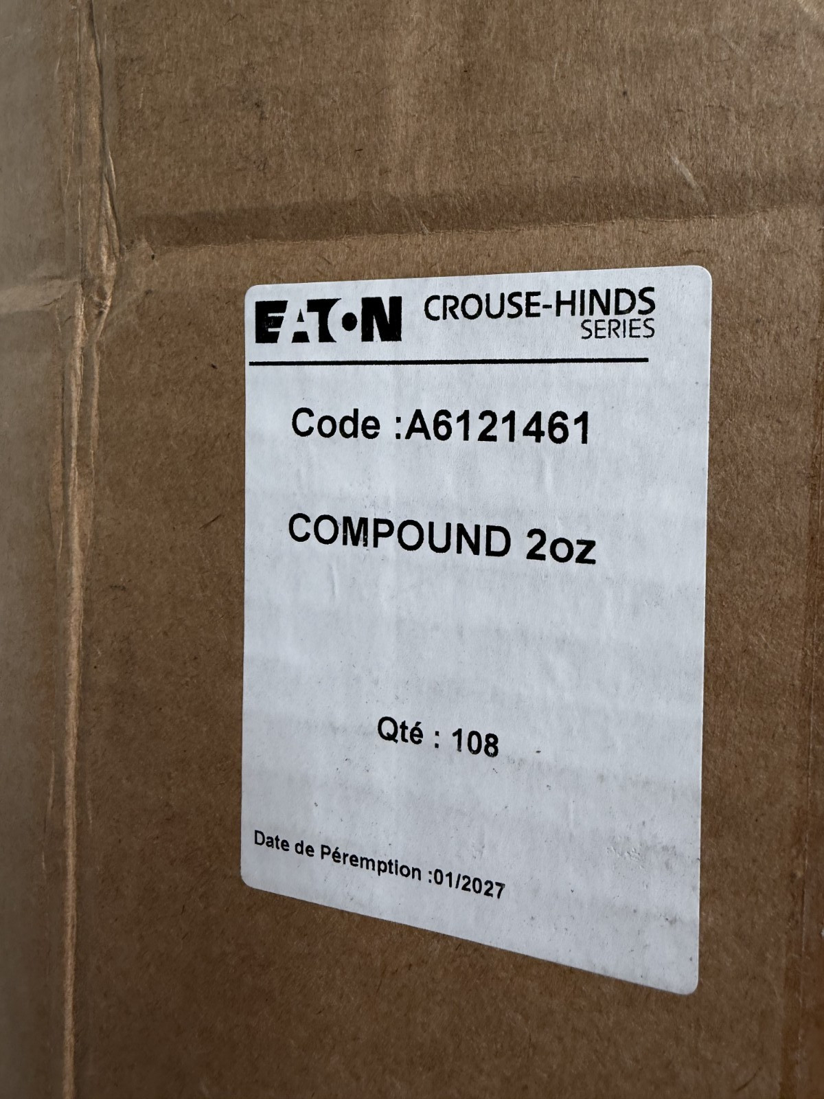 (QTY. 10) EATON Crouse-Hinds TSC1 2OZ Epoxy Sealing Sealer Compound EXP 2027