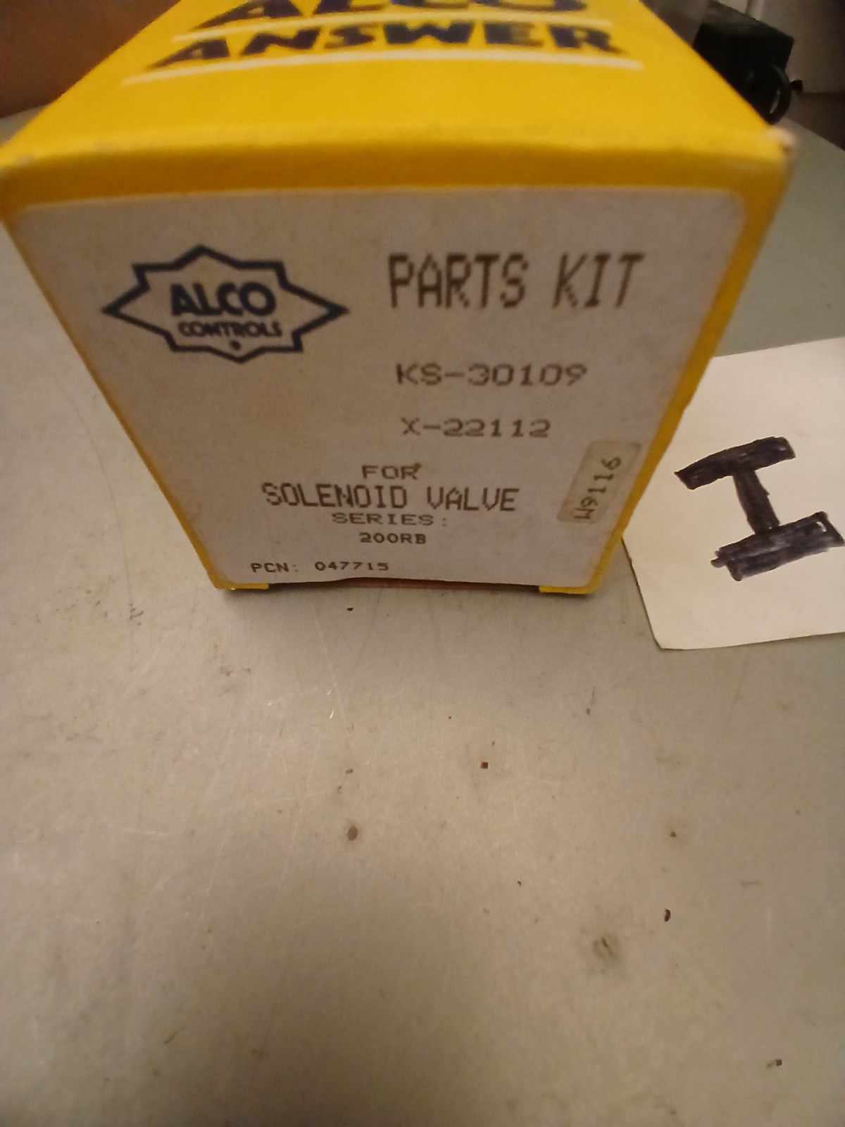 NEW ALCO KS-30109 PARTS KIT X-22112, 047715