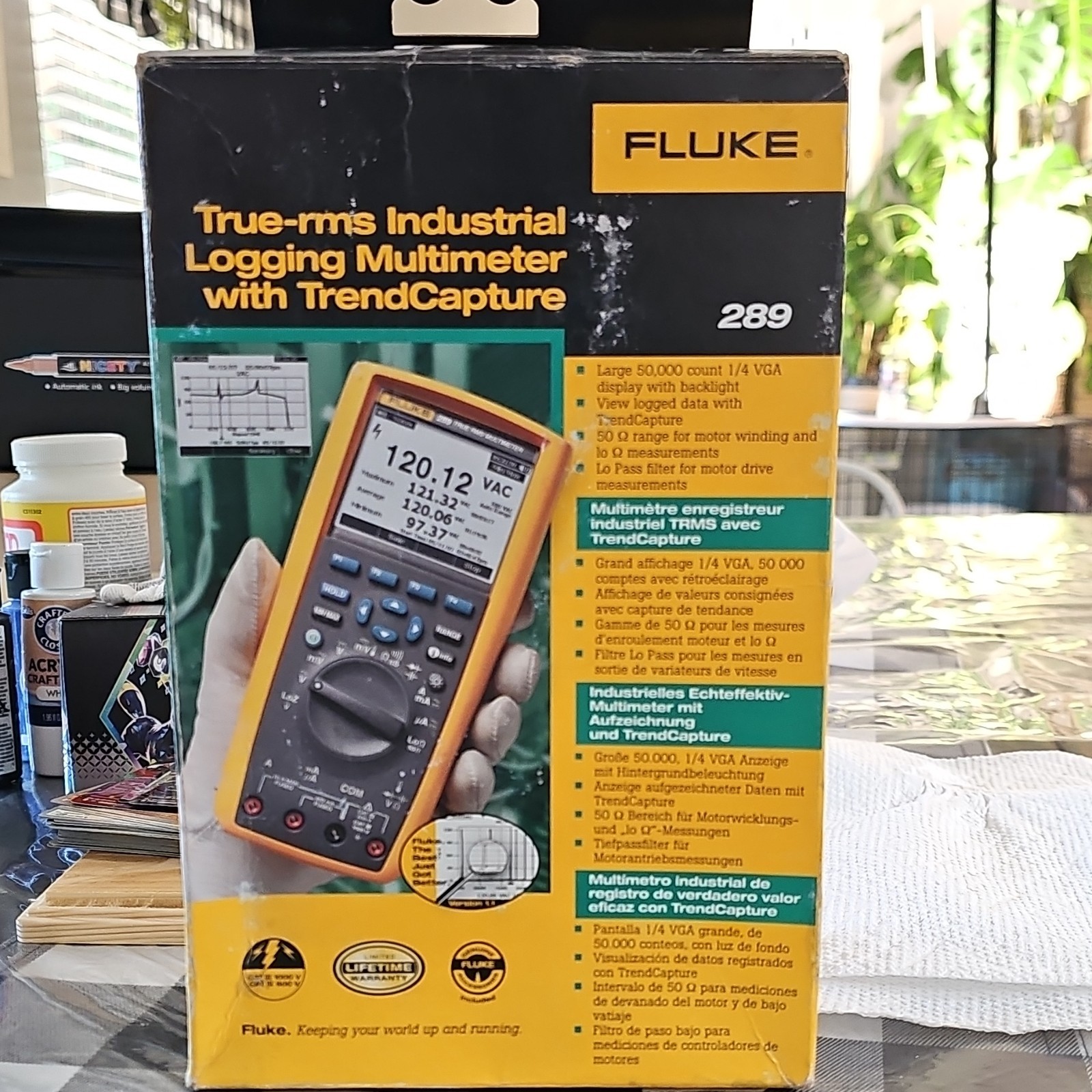 Fluke 289 True RMS Data Logging Multimeter TrendCapture CAT IV 50,000 Count