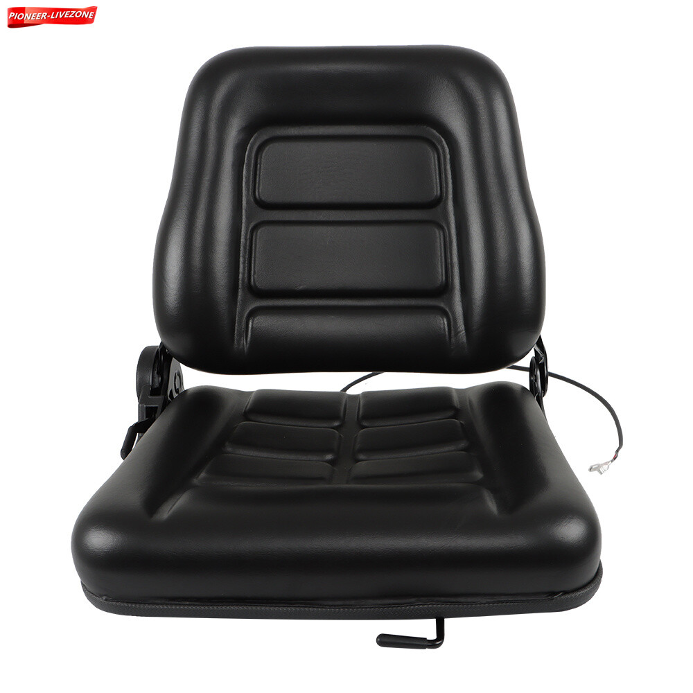 Fold Down FORKLIFT SEAT FITS FOR CLARK CAT HYSTER YALE TOYOTA MITSUBISHI