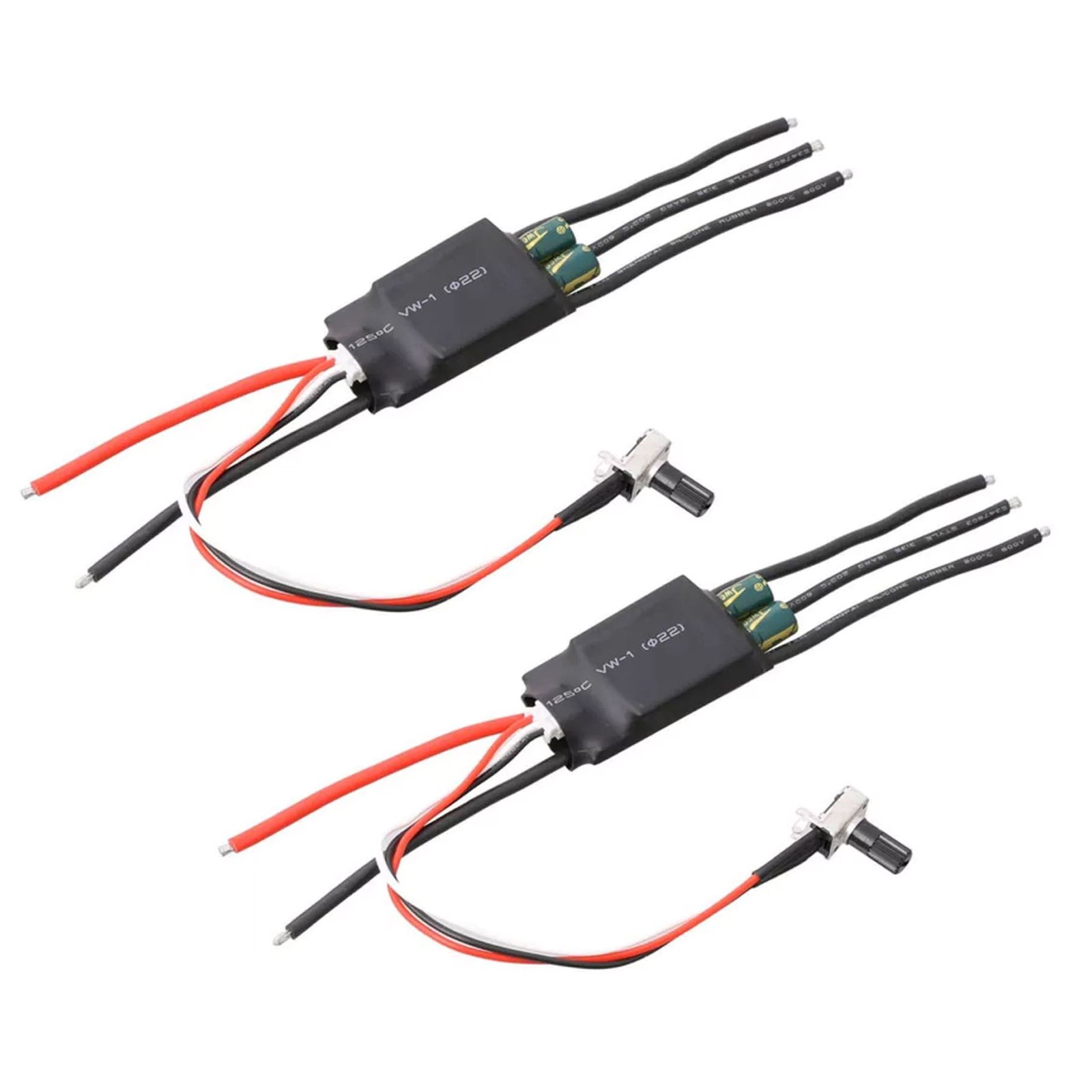 Brushless Motor Driver BLDC ESC Speed Controller 7-24V 200W 2pcs 3-phase