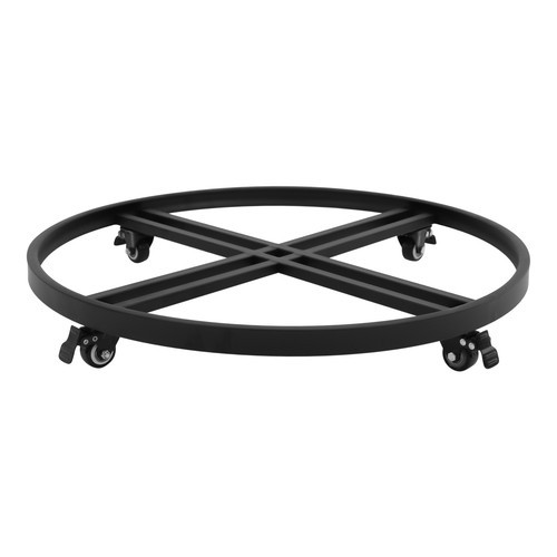 25In 55Gal Drum Dolly Heavy Duty Barrel Cart 440lbs w/ Cross Braces& Wheels