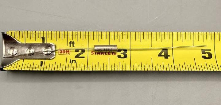 Lot 6 Component Research A12A102JSW 0.001µF 30V Hermetic Film Capacitors 1982