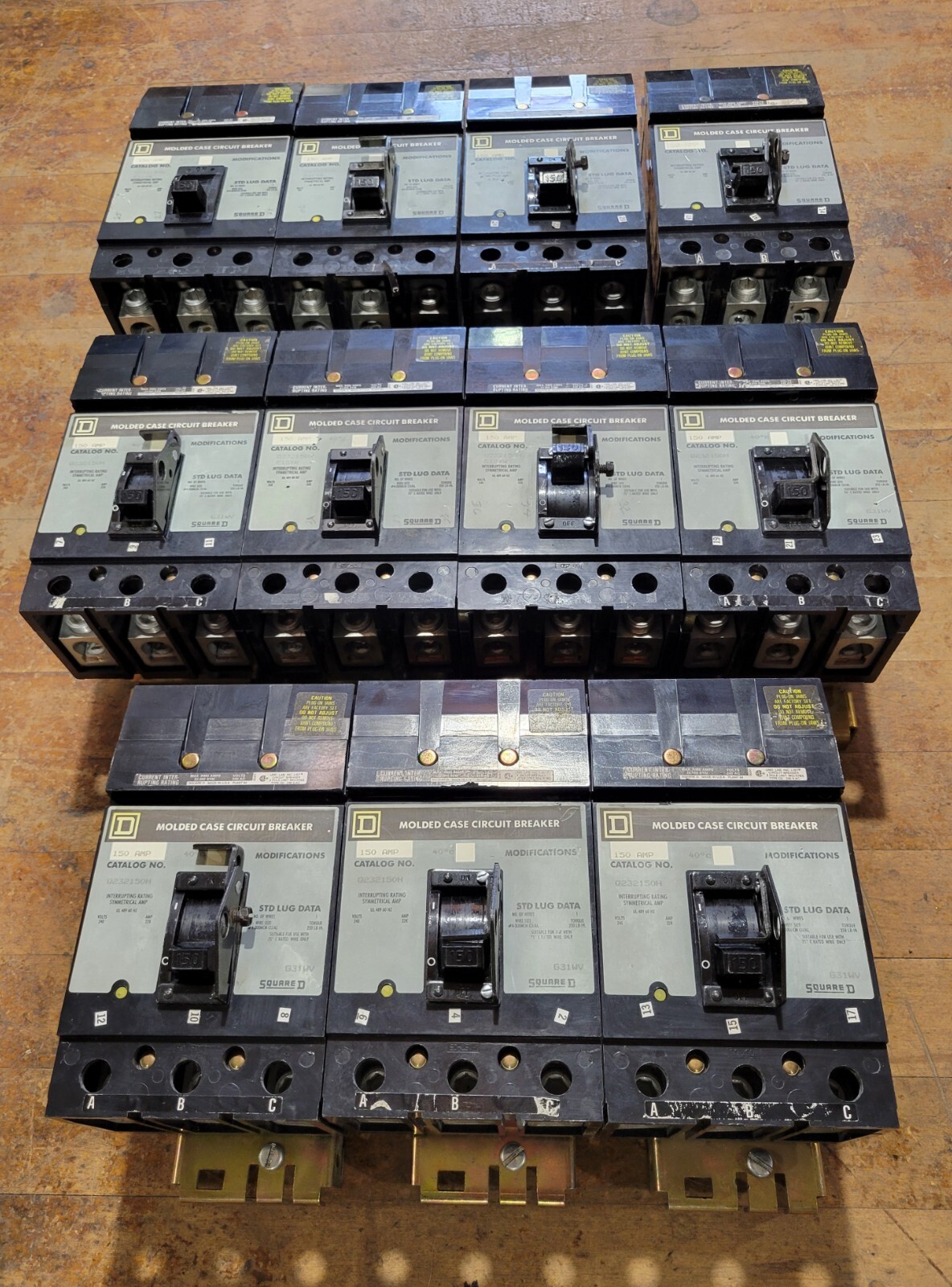 Square D Q232150H I-Line Circuit Breaker 150A 240V 3P 3PH Type Q2 150 Amp 3 Pole